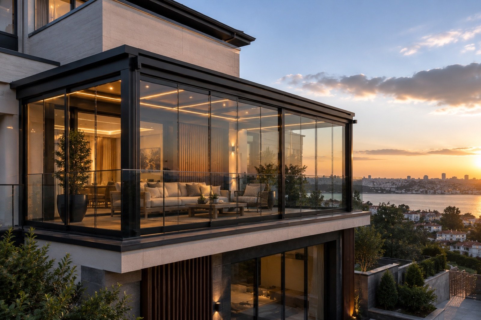 Cam balkon